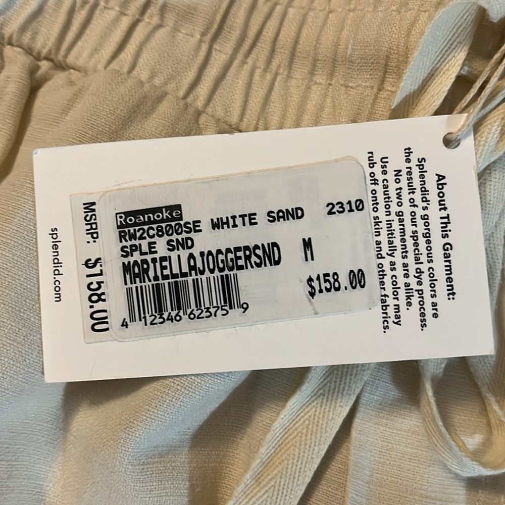 Splendid Linen Blend Mariella Jogger - Picture 8 of 8